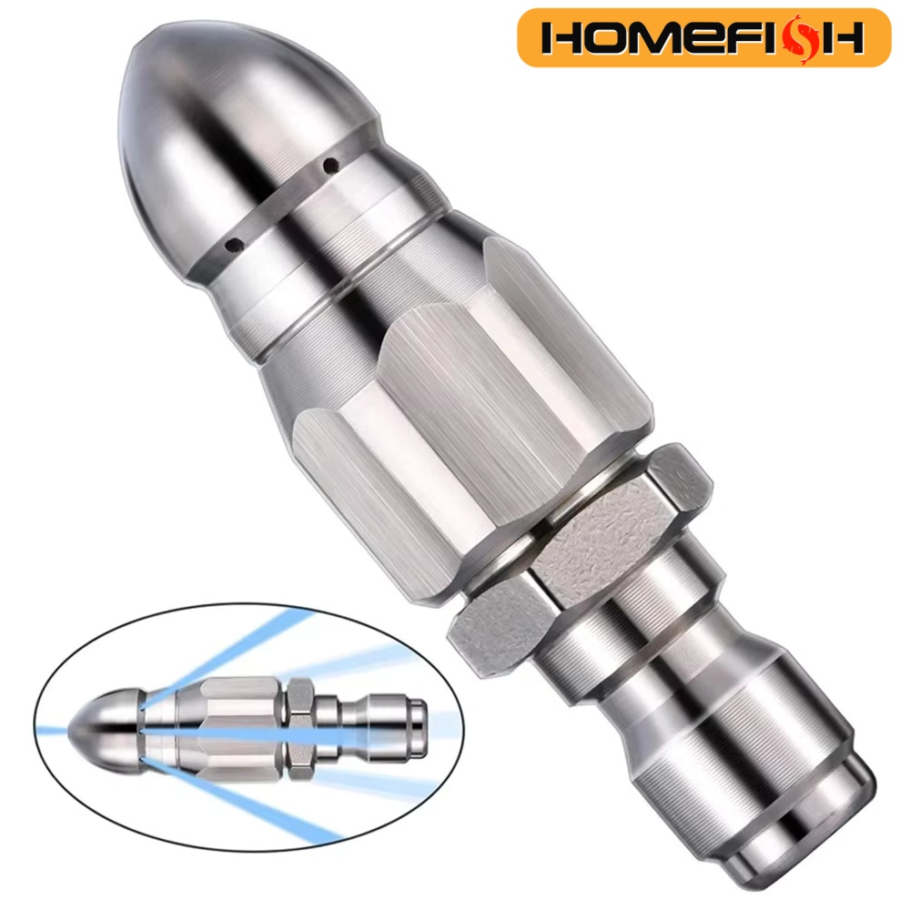 Drain Pipe Clip - Water Jet High Pressure Sprayer Nozzle
