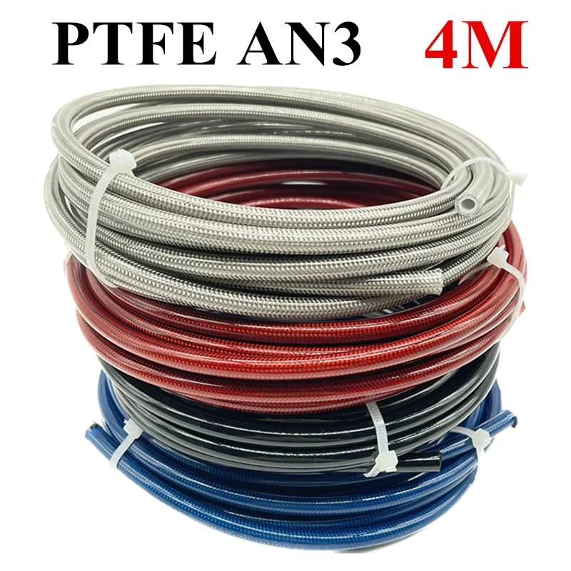 Ptfe Tape Thread - 4M AN3 Motorcycle Braided Stainless Steel