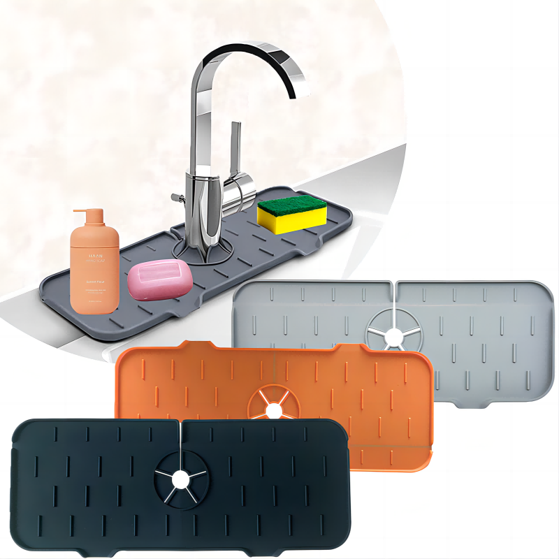 Silicone Tap Washer - Kitchen Gadgets Silicone Faucet Absorbent Pad