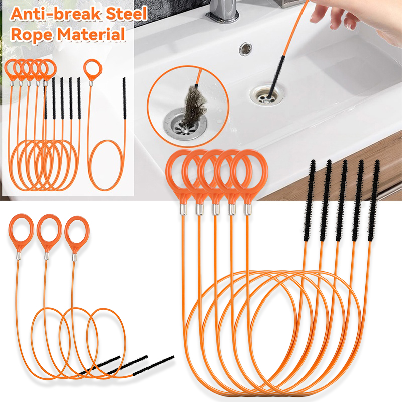 Drain Snake Flexible - Sink Snake Hair Remover Tool, Flexible,