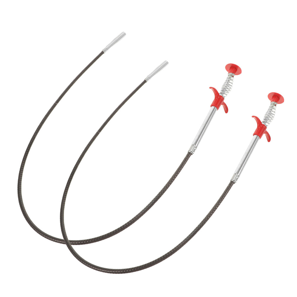 Drain Snake Flexible - 2Pcs Household Four-Claw Pipe Hook Flexible