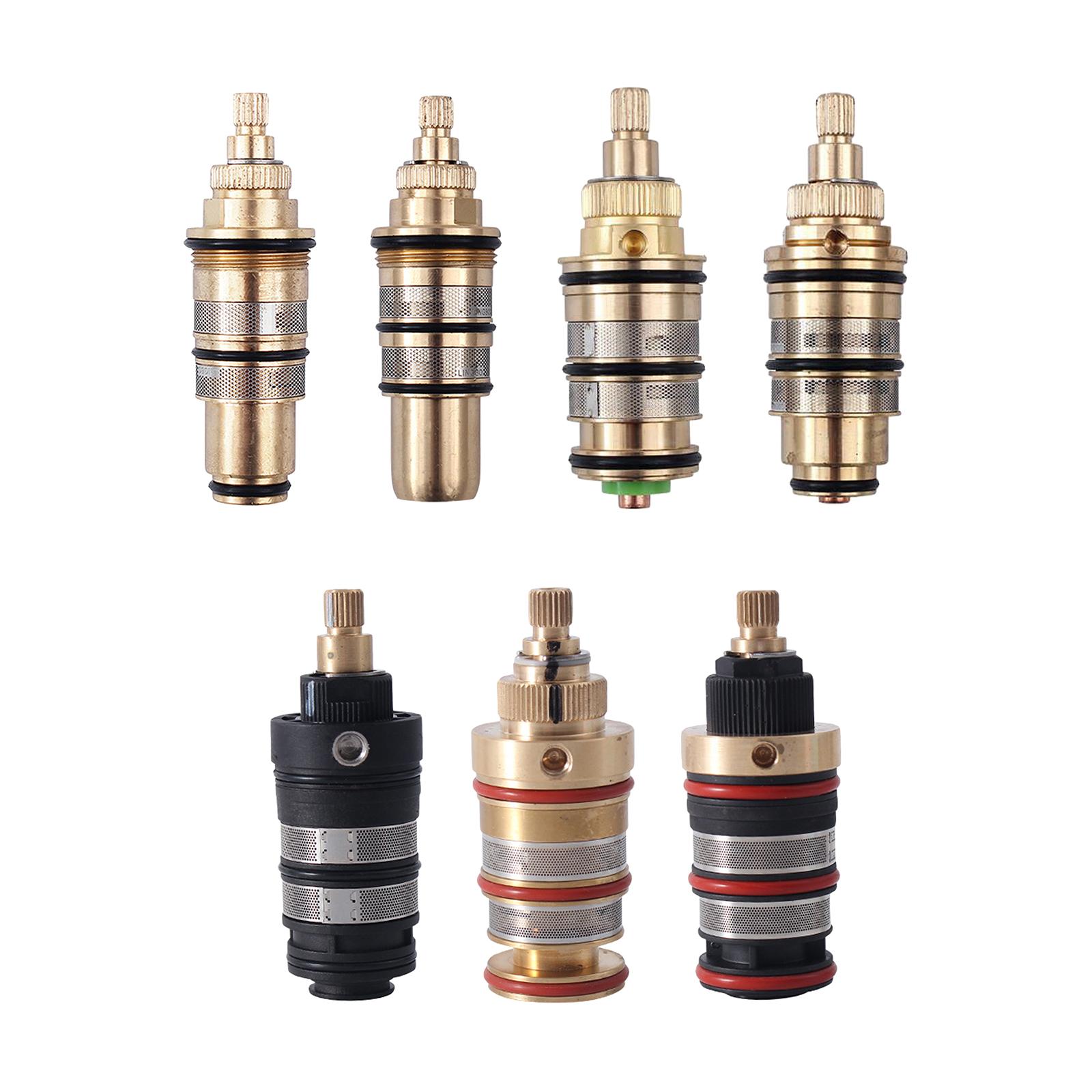 Shower Valve Cartridge - Thermostatic Cartridge Valve Shower Brass Bathroom