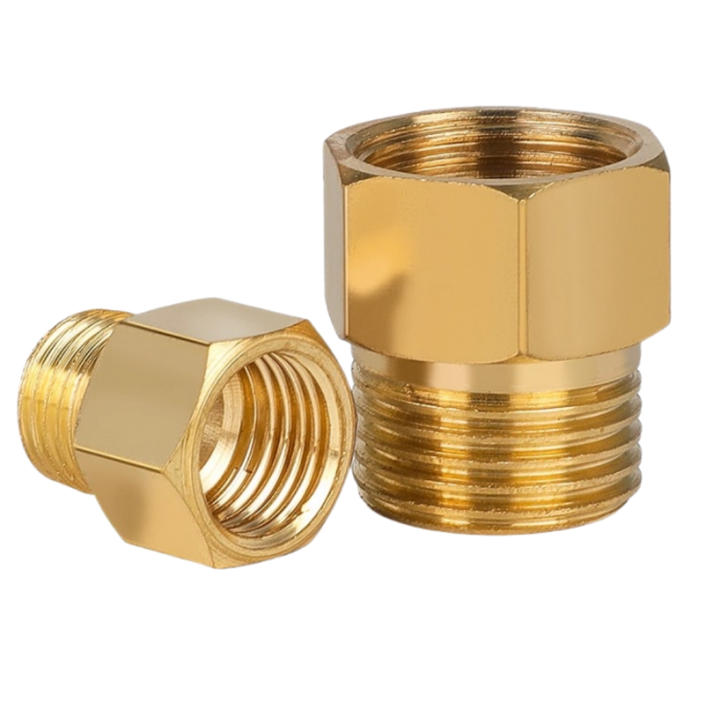 Compression Fitting Brass - For Pressure Gauge Conversion Joint Brass