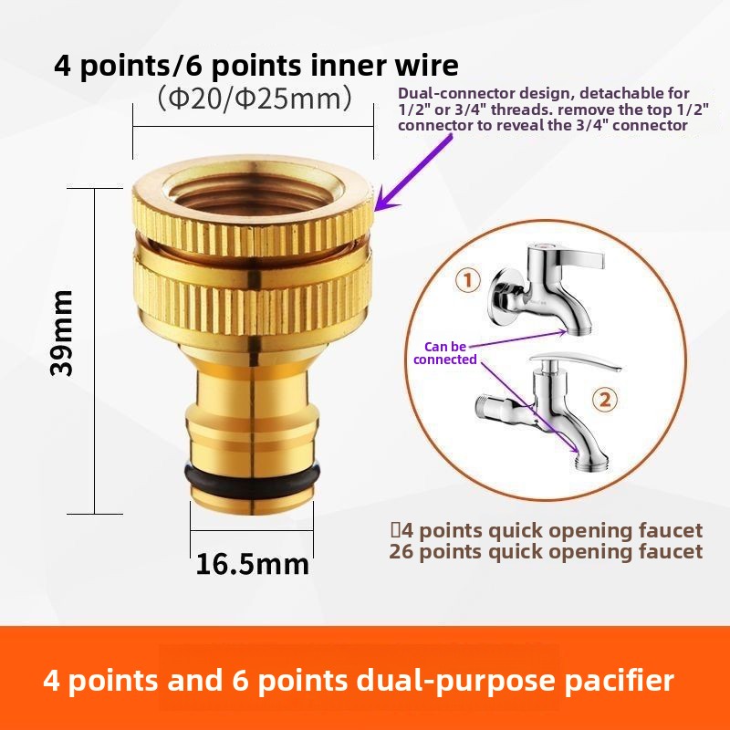 Compression Fitting Brass - 3/4 Inch Brass Threaded Hose Fittings