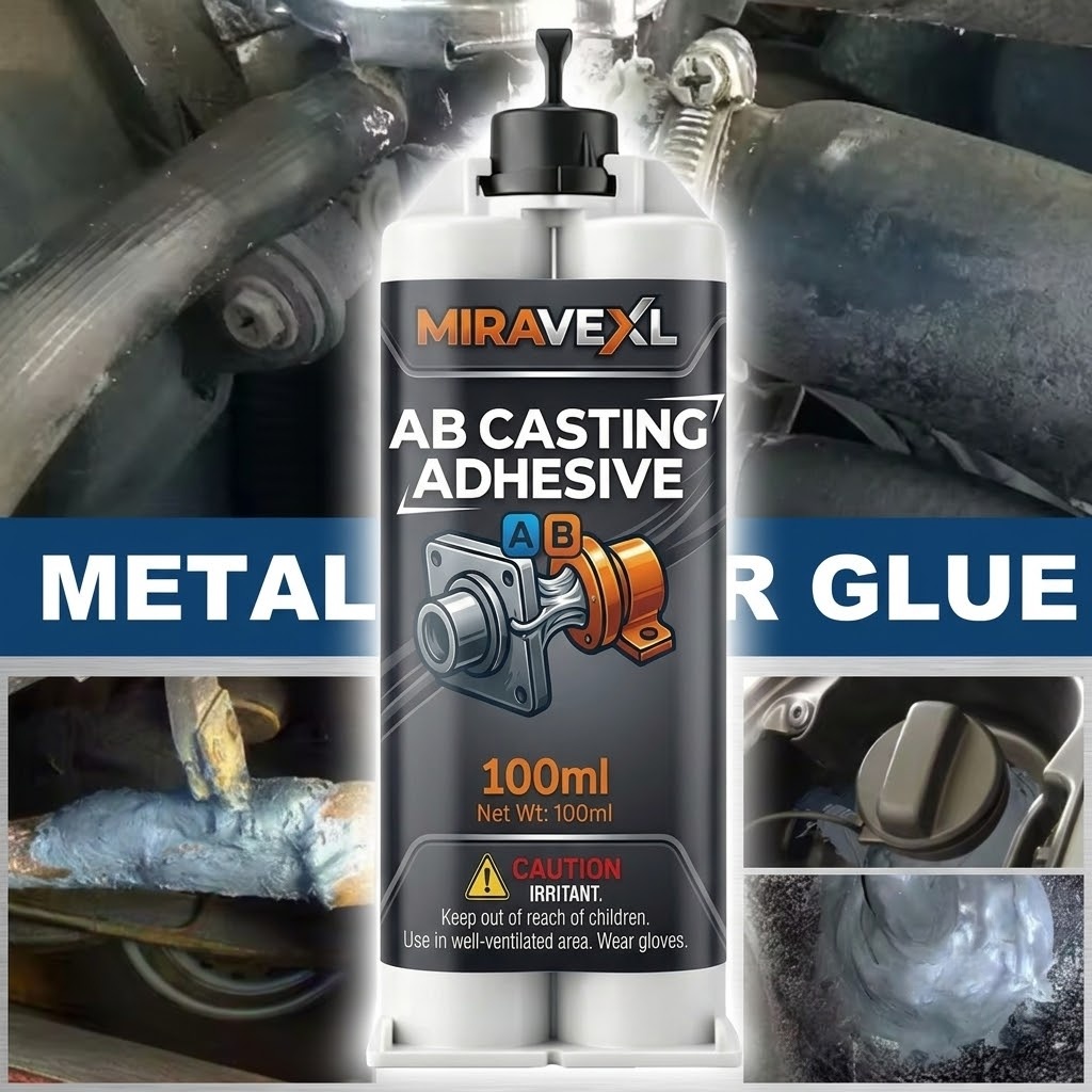 Solvent Weld Cement - Heavy Duty Metal AB Casting Glue