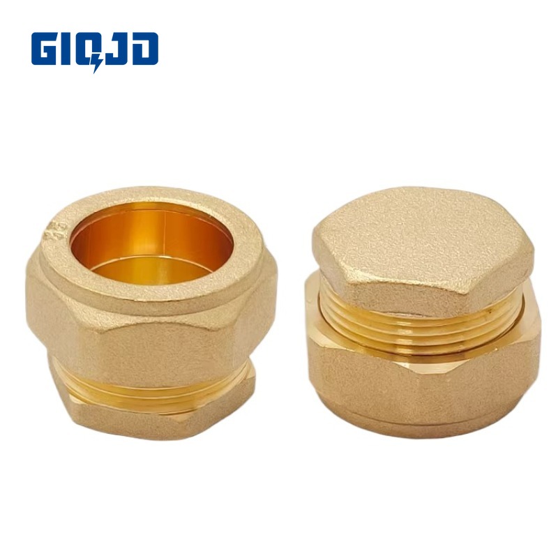 Compression Fitting Brass - Brass Card sleeve plug 15 16