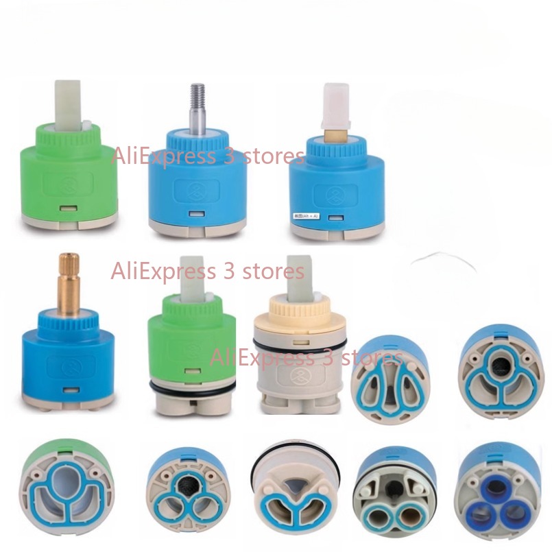 Basin Mixer Cartridge - 1PCS 35/40mm Replacement Ceramic Spool Water