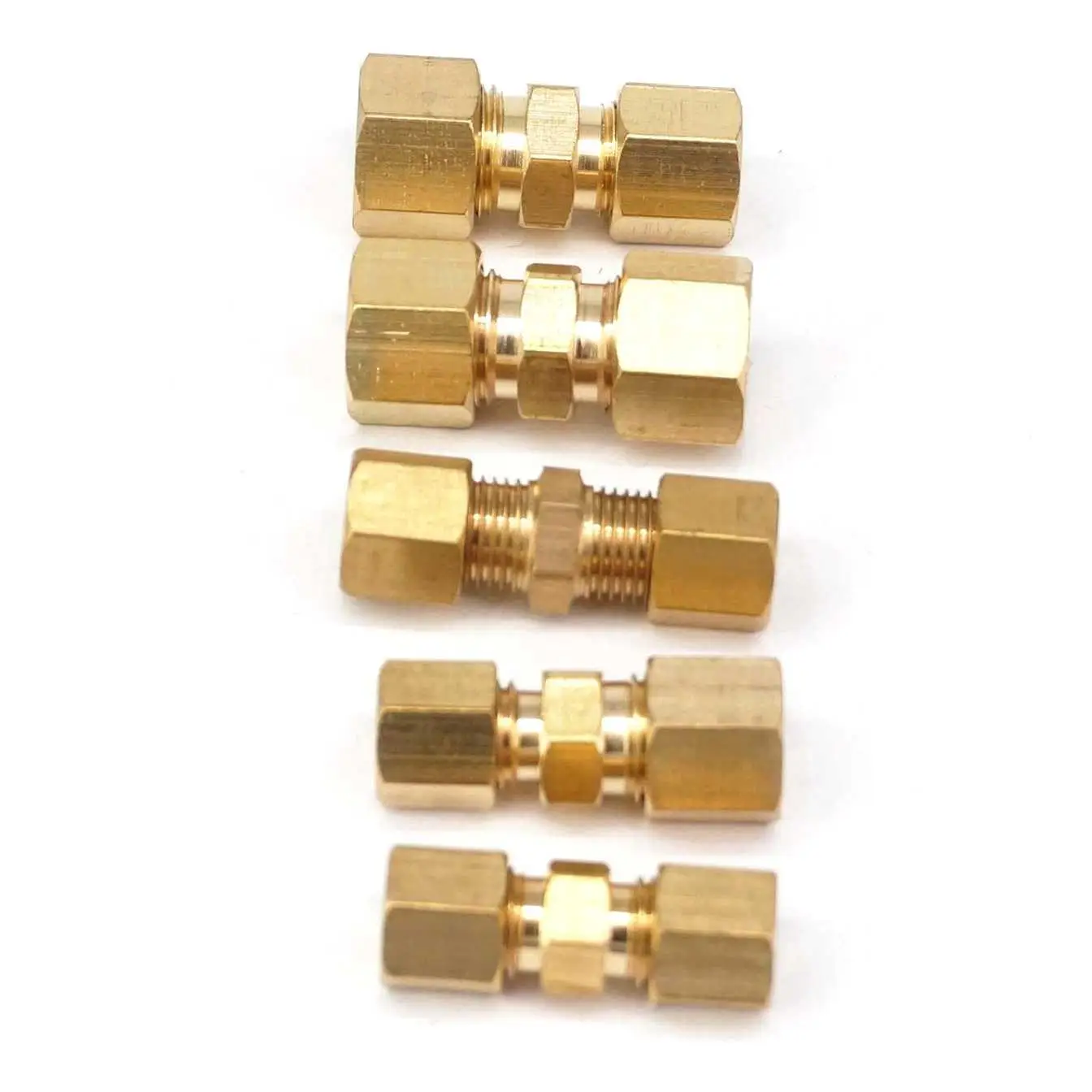 Compression Fitting Brass - Compression Fitting Fit Tube O.D 1/8
