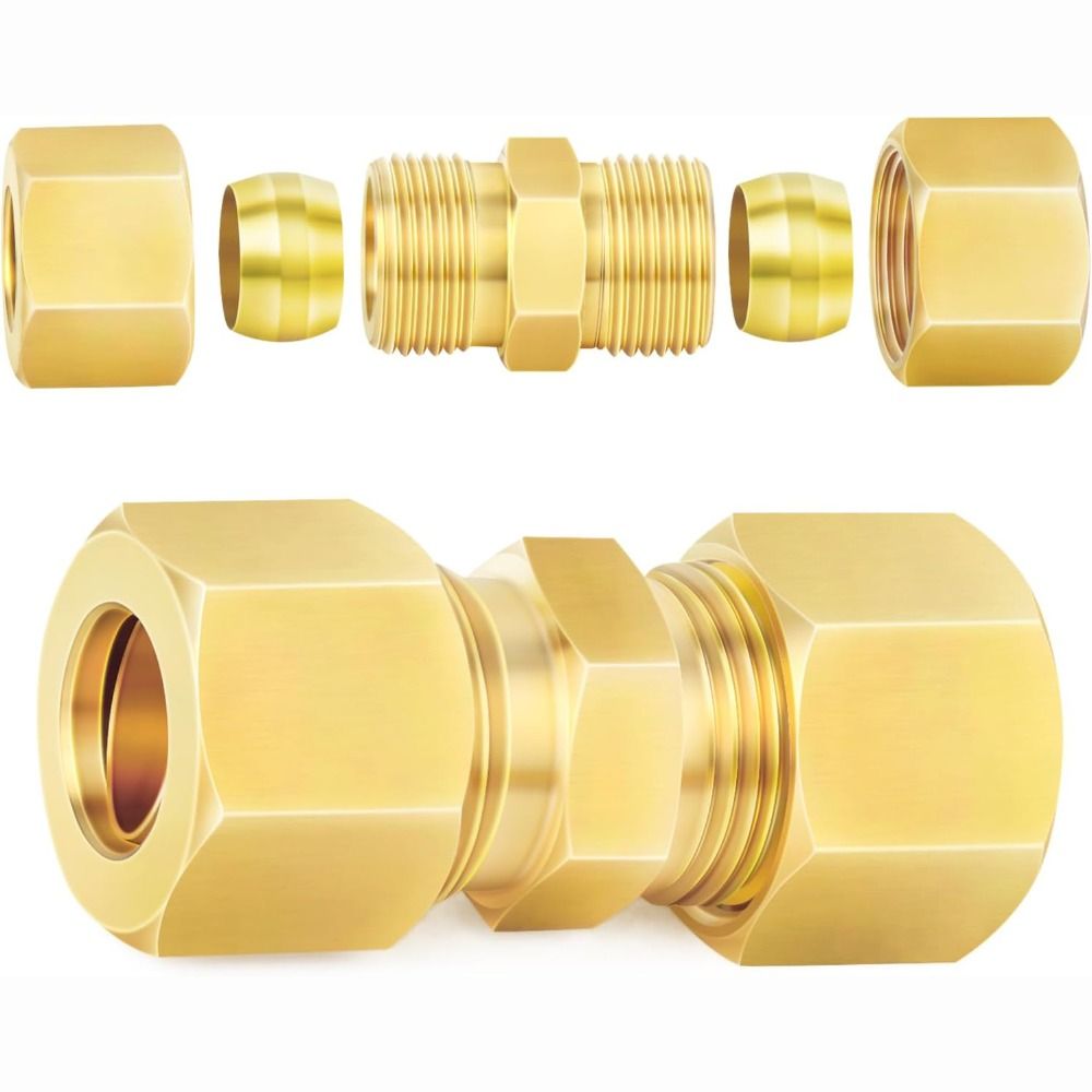 Compression Fitting Brass - Adapter Brass Brass Compression Fitting Straight