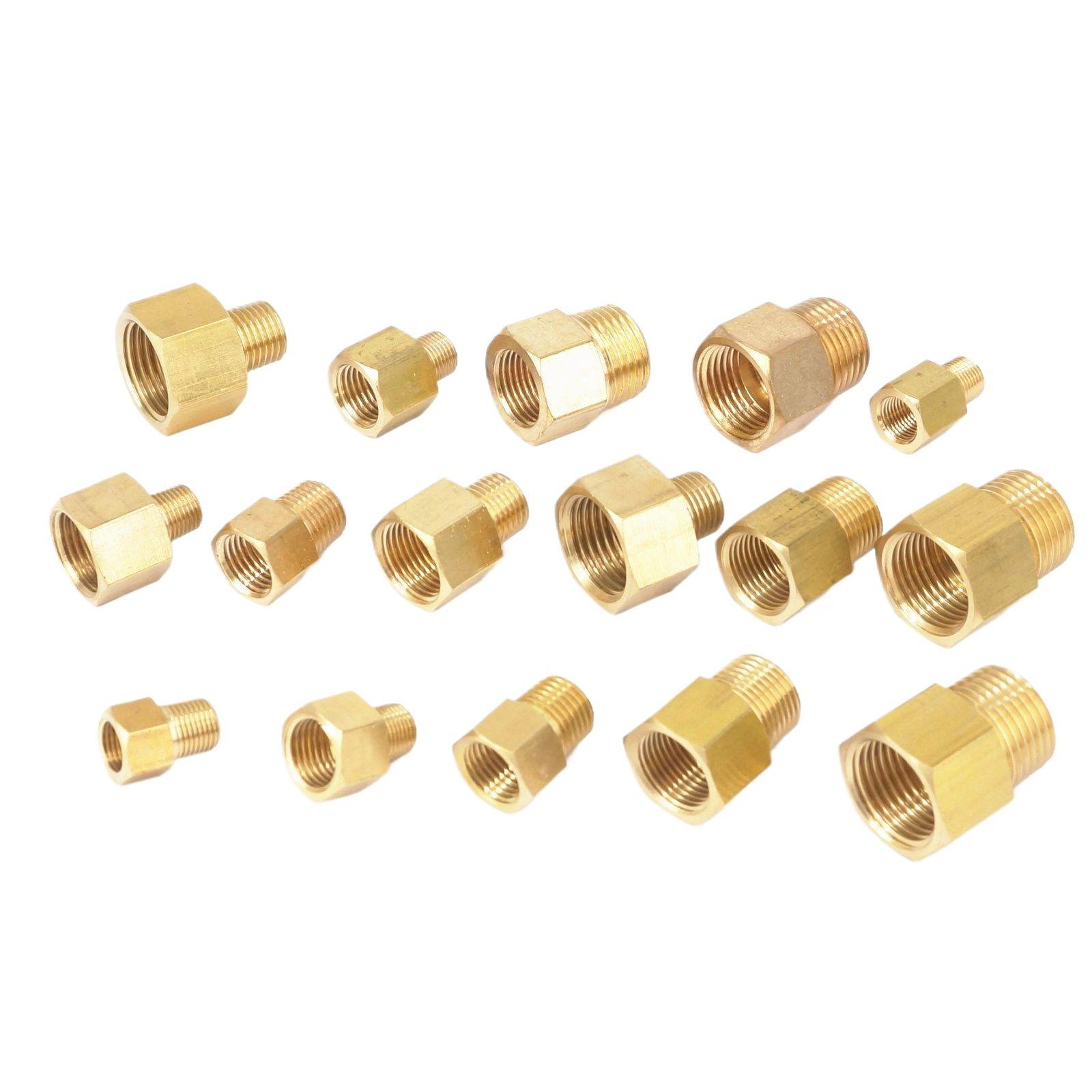 Compression Fitting Brass - Female To Male 1/8