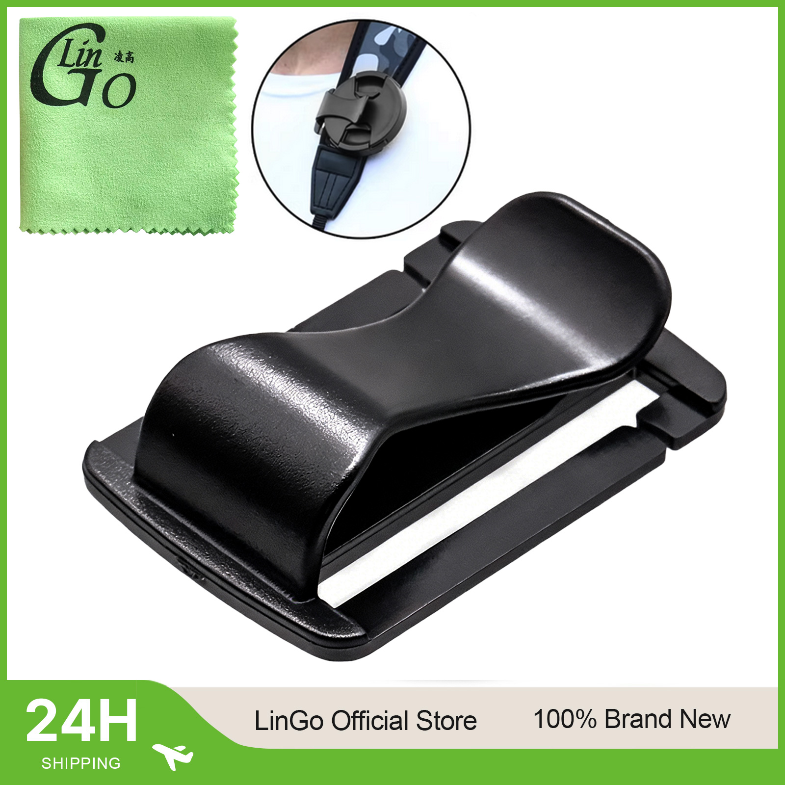 Plastic Pipe Clip - Lin Go Plastic Sternum Strap Buckle,