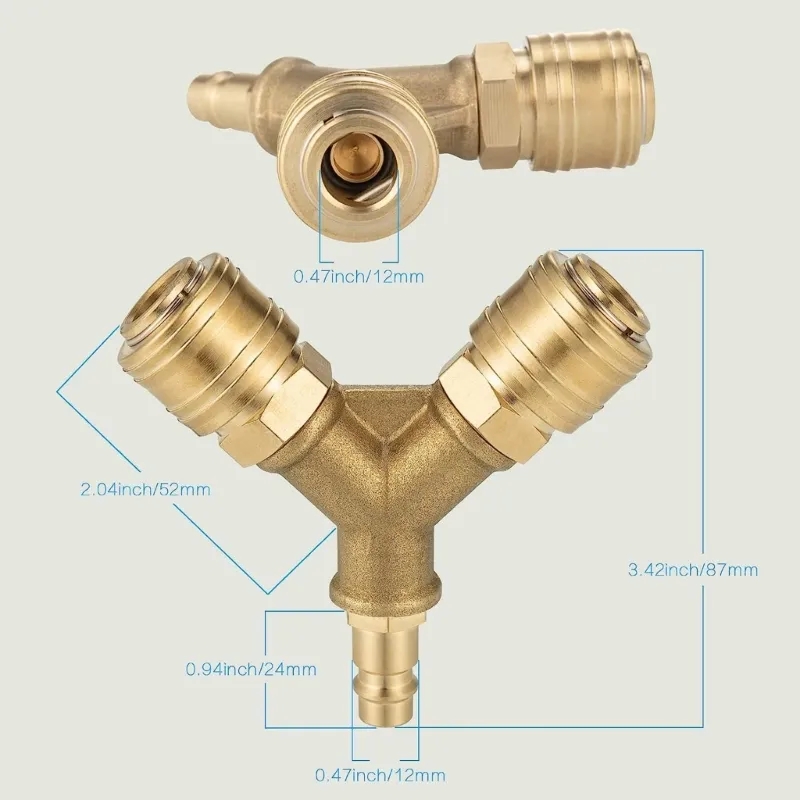 Upgraded Compressed Air Distri - Compression Fitting Brass recension och pris