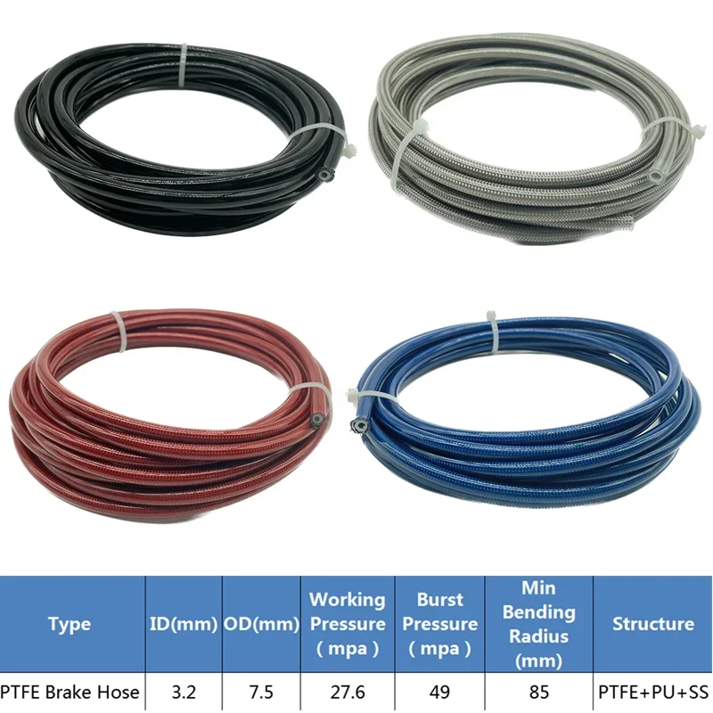 4M AN3 Motorcycle Braided Stai - Ptfe Tape Thread recension och pris