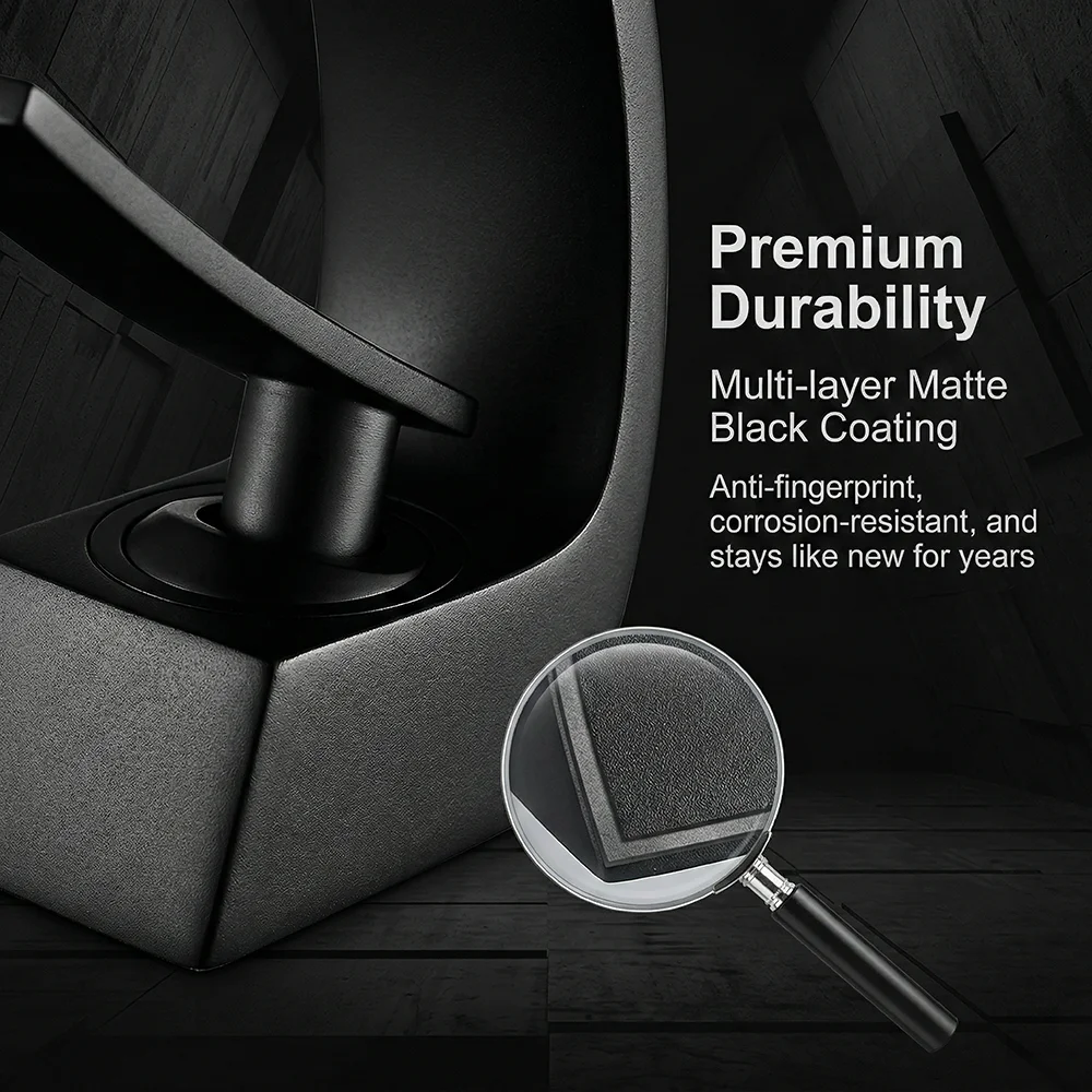 Matte Black Bathroom Faucet, A - Silicone Tap Washer recension och pris