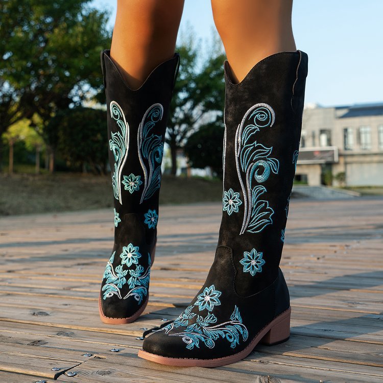 Retro Women Boot Fashion Women - Pipe Bending Spring recension och pris