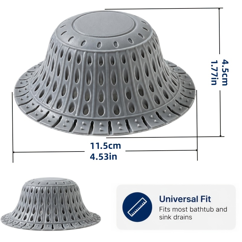 Silicone Foldable Hair Catcher - Drain Pipe Clip recension och pris