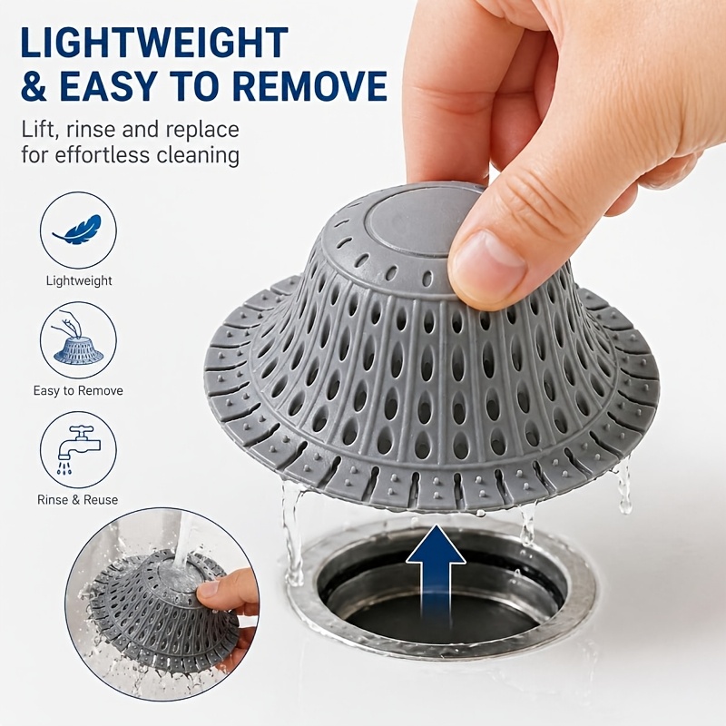 Silicone Foldable Hair Catcher - Drain Pipe Clip recension och pris