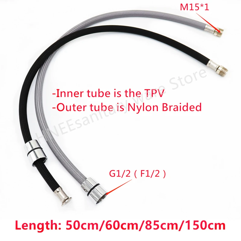 50cm/60cm/85cm/150cm F1/2 M15* - Flexible Hose Braided recension och pris