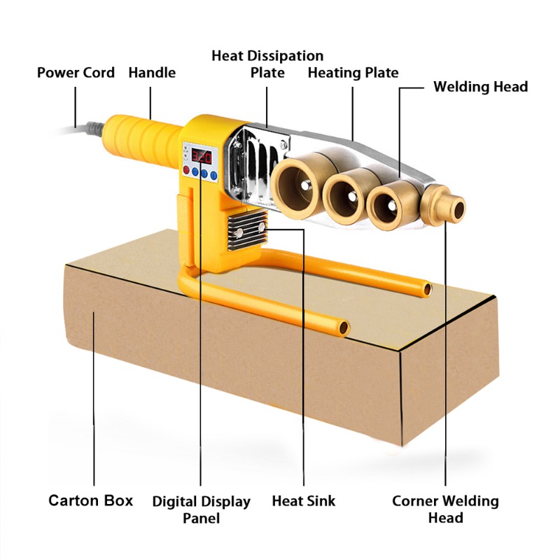 600/800/1000W Pipe Welding Mac - Pipe Freeze Spray recension och pris