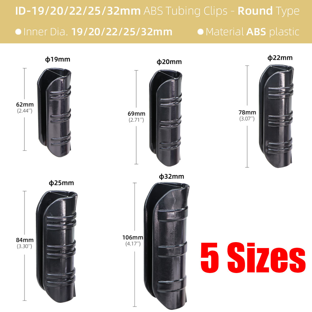 20-50PCS 19/20/22/25/28MM Gard - Plastic Pipe Clip recension och pris