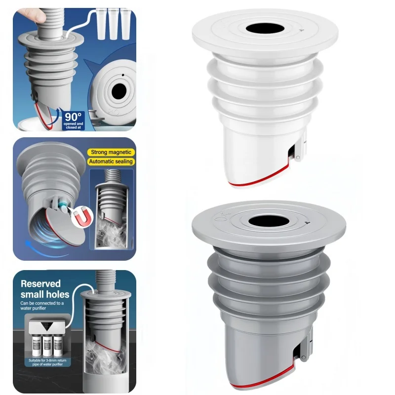 Silicone Sink Stopper Sewer Pi - Drain Pipe Clip recension och pris