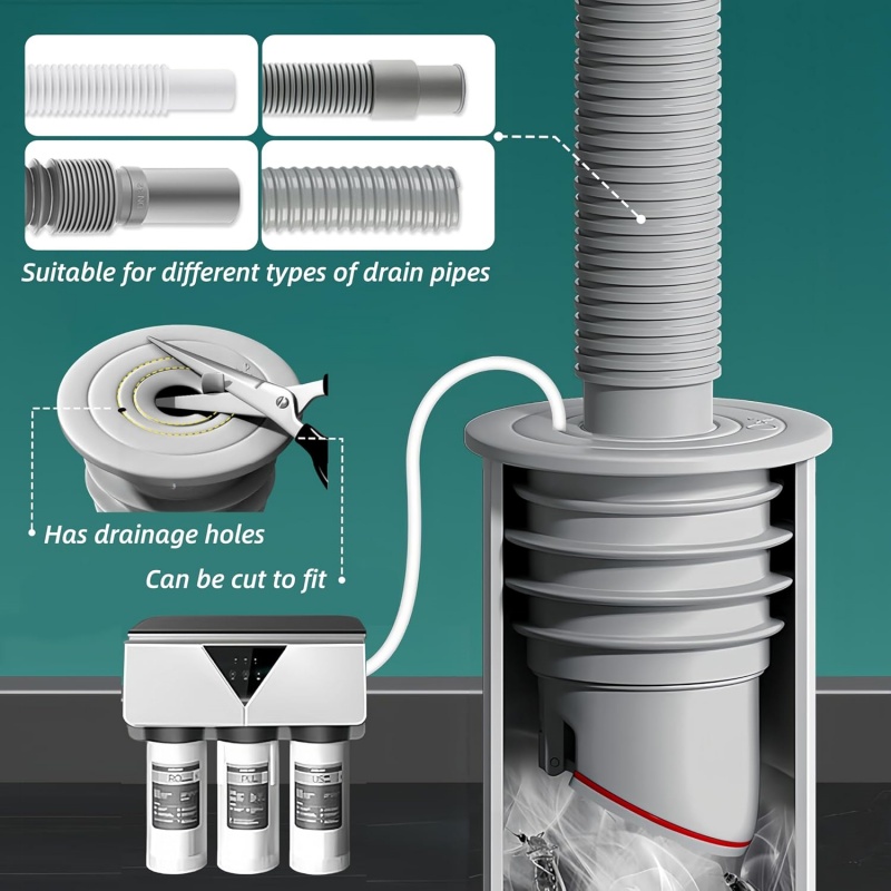 Silicone Sink Stopper Sewer Pi - Drain Pipe Clip recension och pris