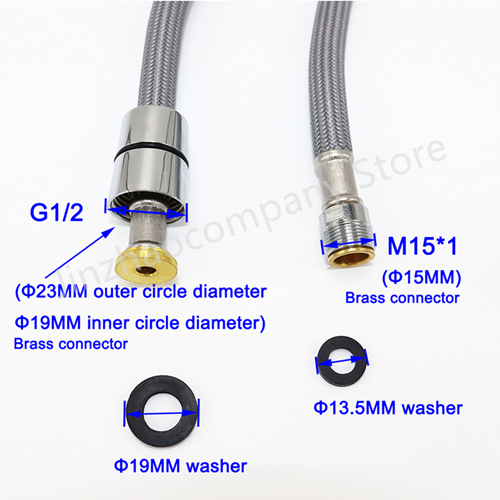 50cm/60cm/85cm/150cm/180cm/300 - Flexible Hose Braided recension och pris
