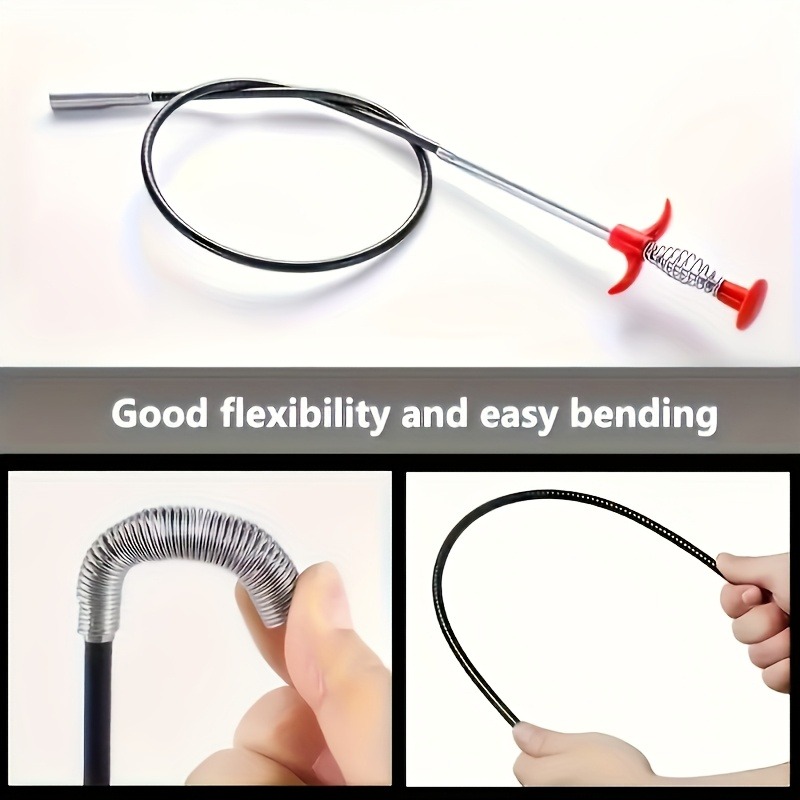 1Pc sewer dredger, toilet clog - Drain Pipe Clip recension och pris