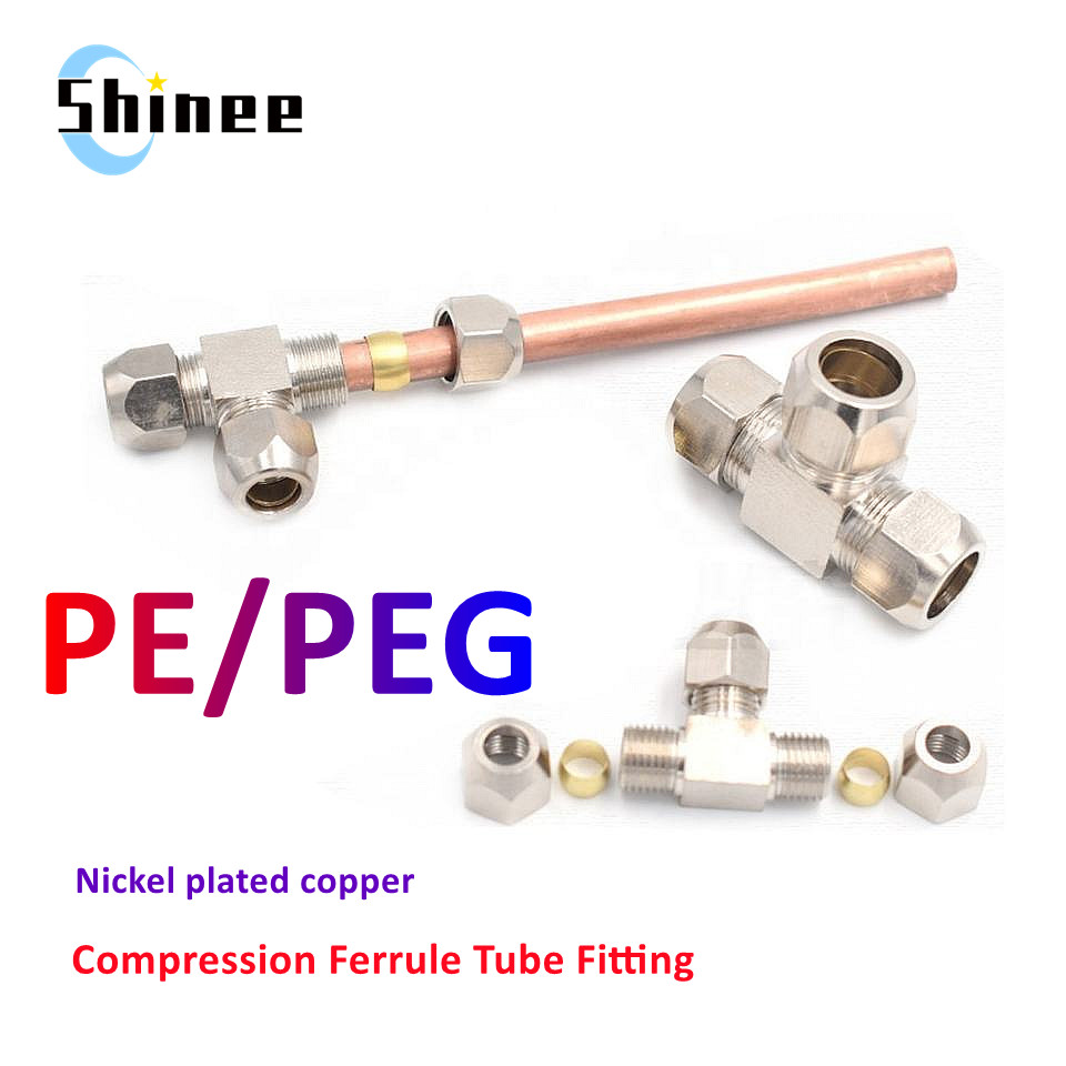 1PCS Pneumatic Fittings Brass  - Compression Fitting Brass recension och pris