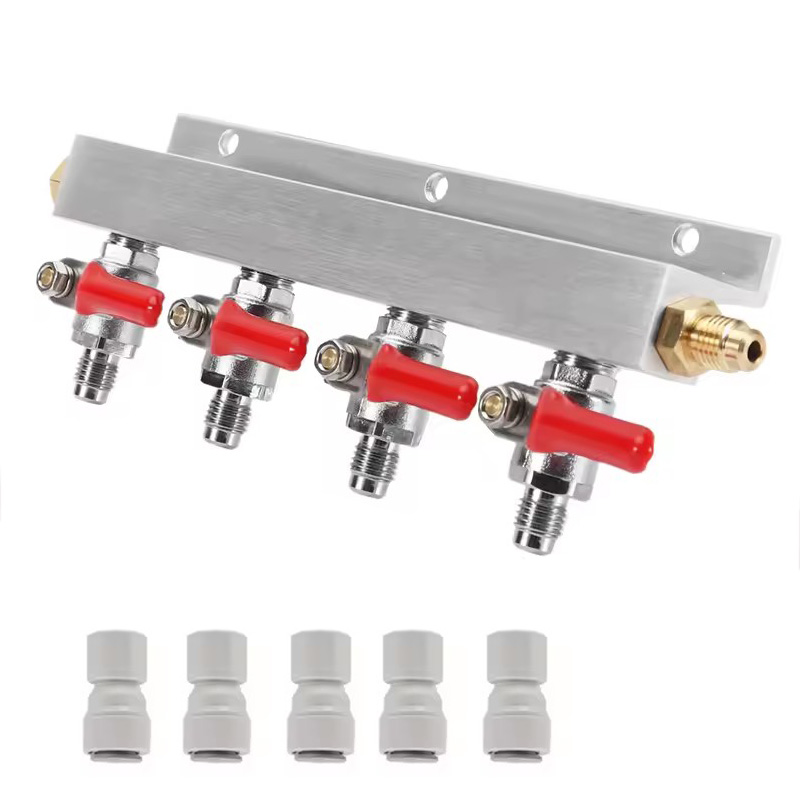 IMAICTUU 4 Way Gas Manifold Co - Push Fit Connector recension och pris