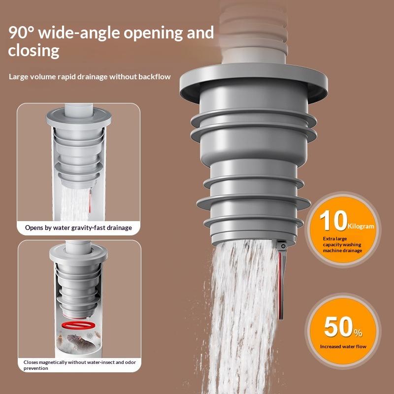 &Bathroom Sewer Seal Ring Anti - Drain Pipe Clip recension och pris
