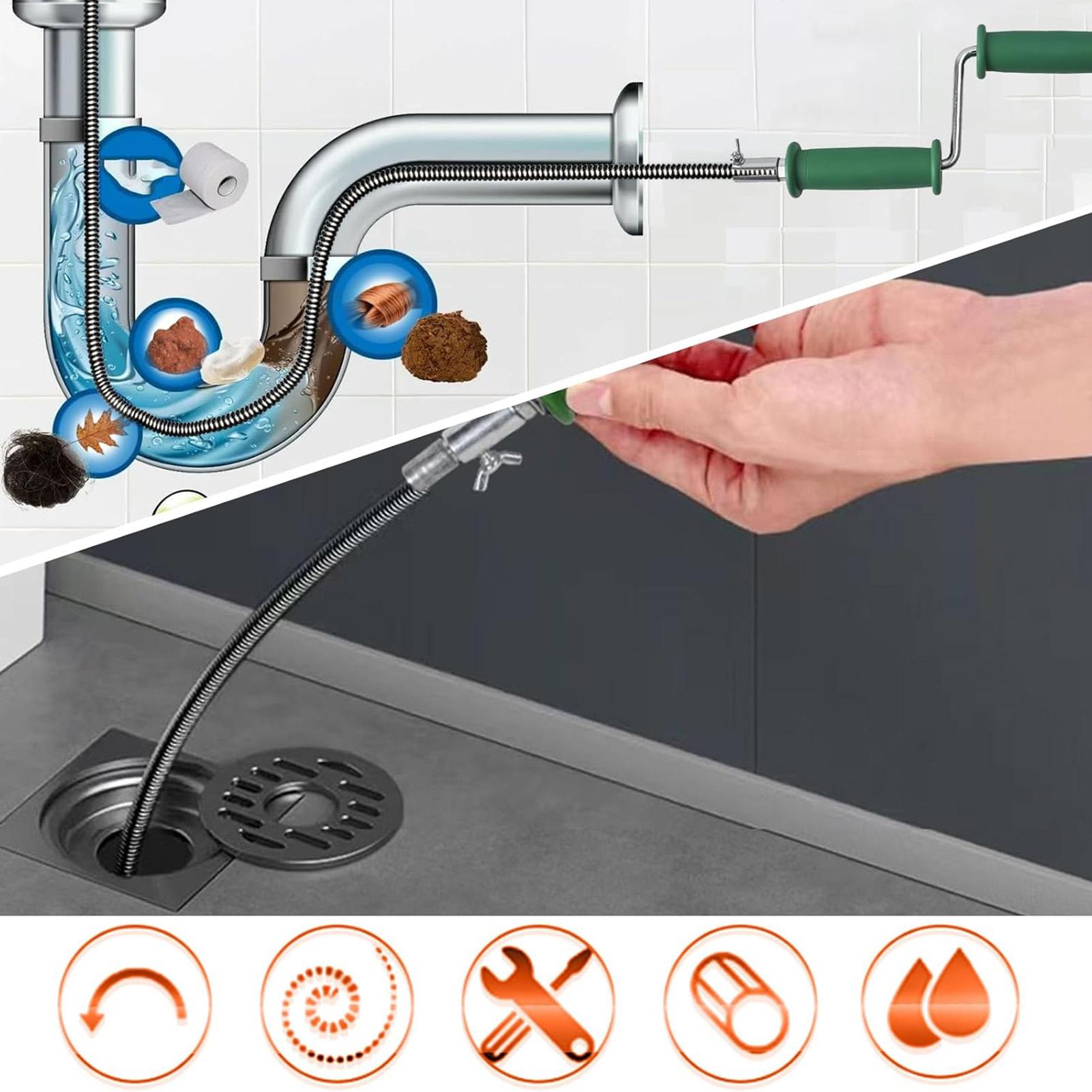 Drain Snake 4M Flexible Pipe U - Drain Snake Flexible recension och pris