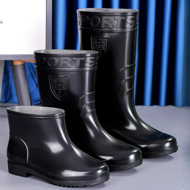 Men's Rain Boots Work High-Tub - Pipe Bending Spring recension och pris