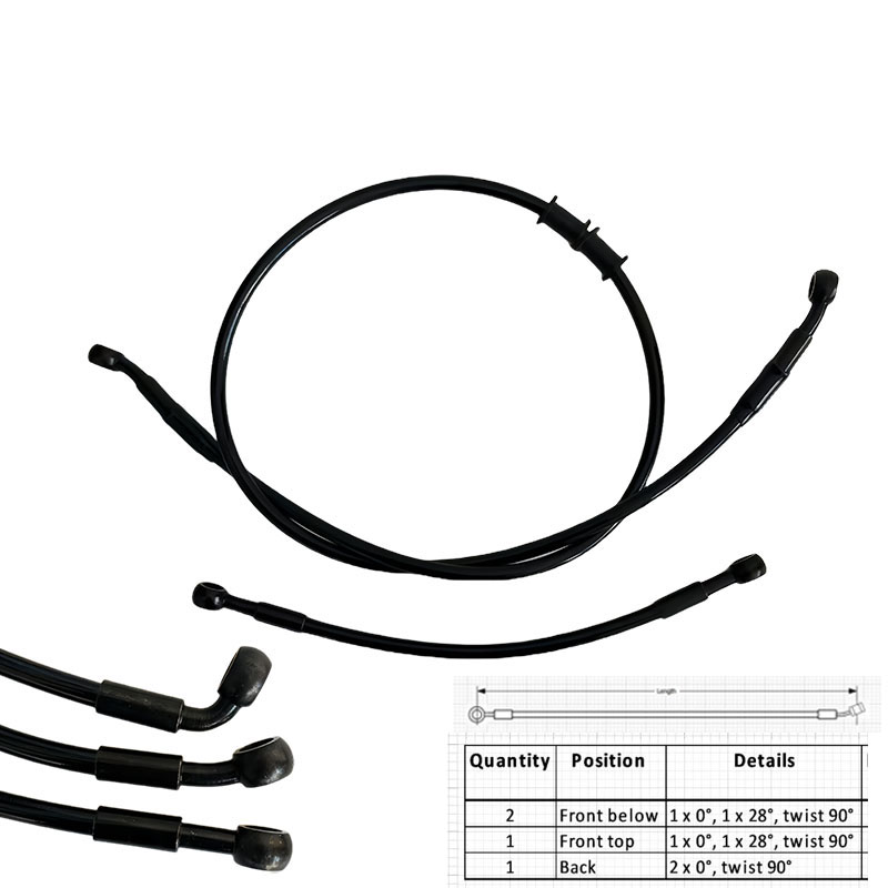AN3 Moto Hydraulic Stainless S - Ptfe Tape Thread recension och pris