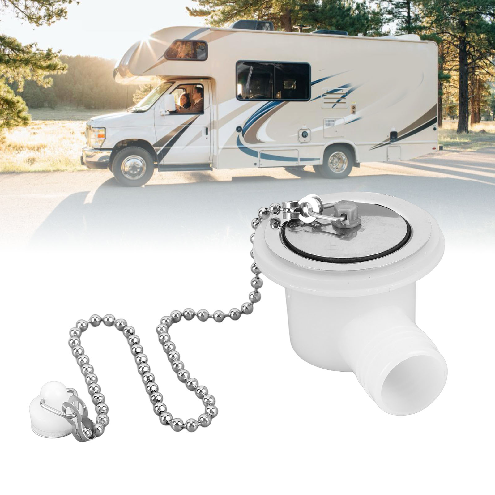 RV Sink Drain Connector Anti C - Drain Pipe Clip recension och pris