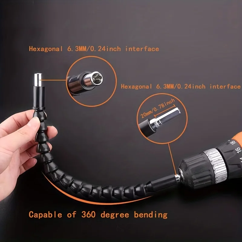 Electric Drill Screwdriver Bit - Drain Snake Flexible recension och pris