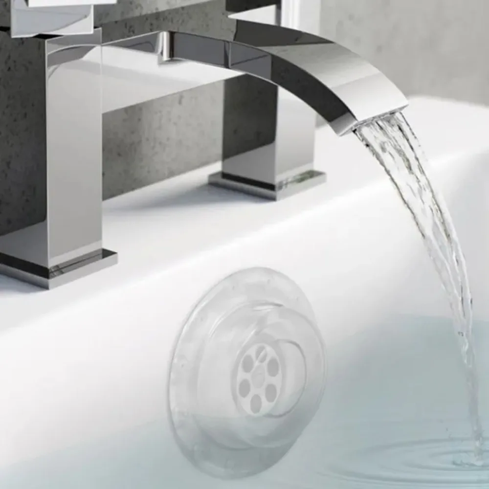PVC Bath Overflow Drain Cover  - Drain Pipe Clip recension och pris