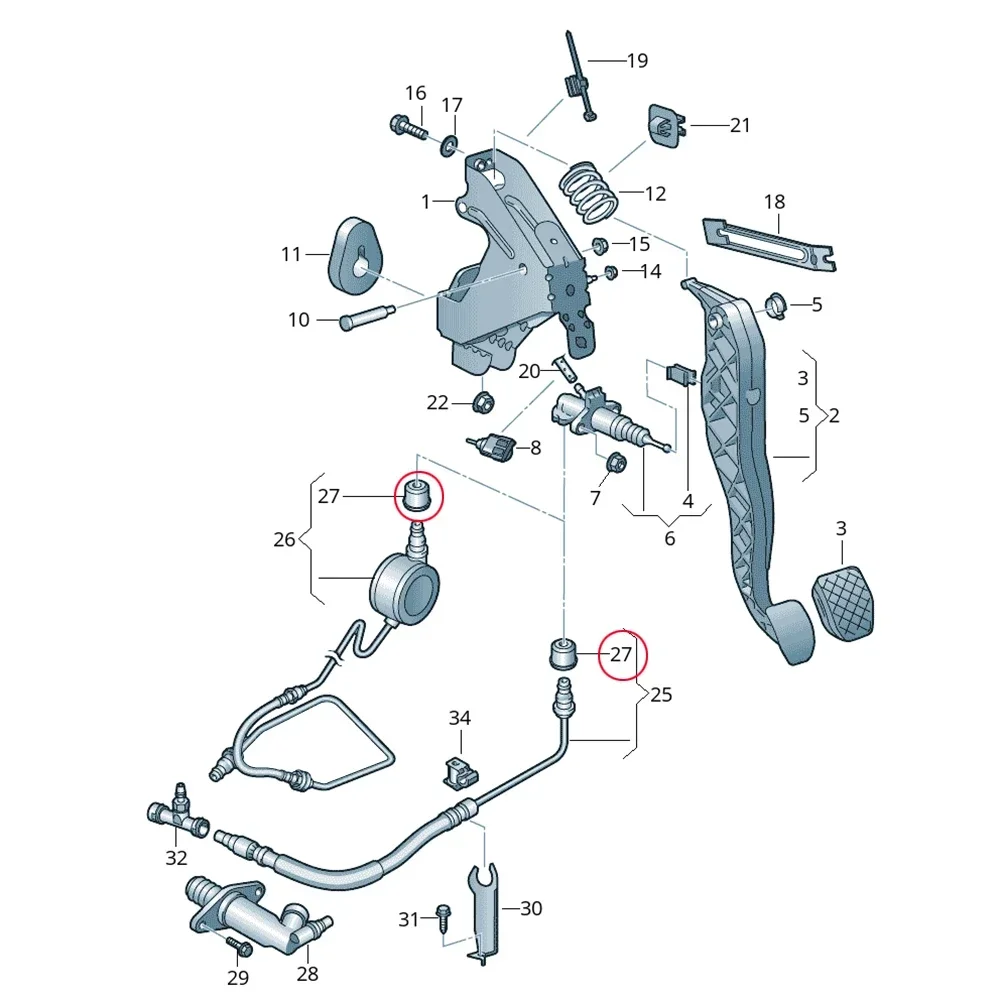 For Fiat Ulysse Peugeot 806 19 - Plastic Pipe Clip recension och pris