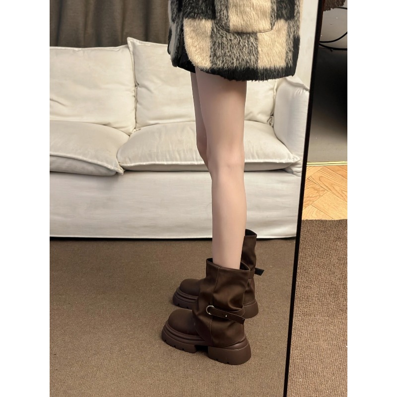 Women's Thick Bottom Boots Bri - Pipe Bending Spring recension och pris