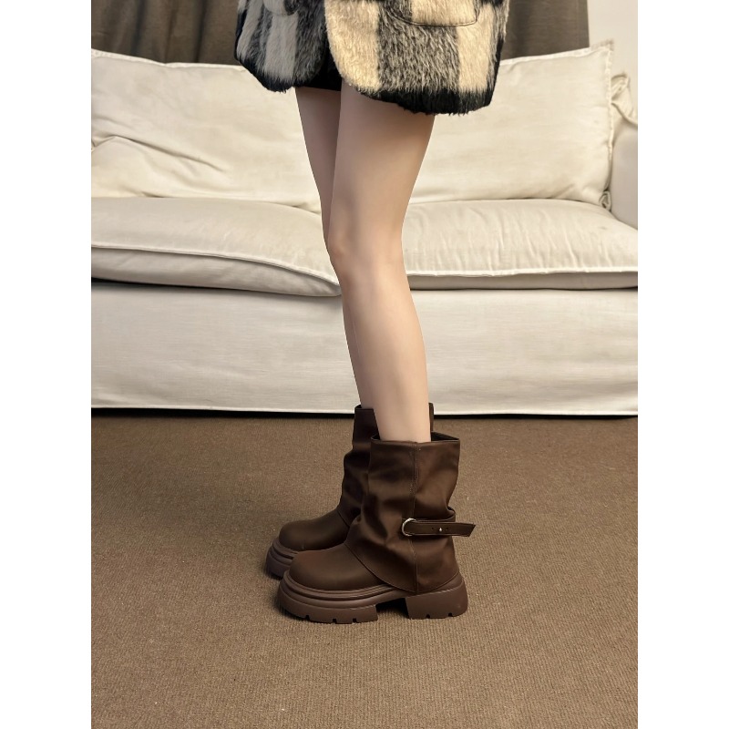 Women's Thick Bottom Boots Bri - Pipe Bending Spring recension och pris