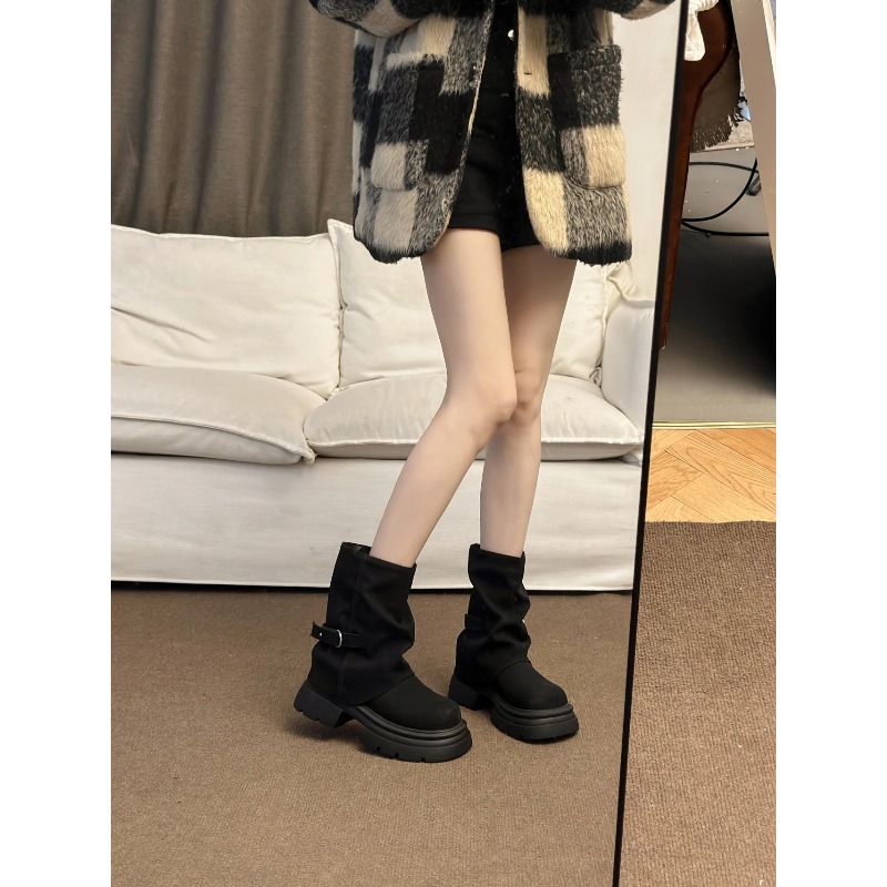 Women's Thick Bottom Boots Bri - Pipe Bending Spring recension och pris