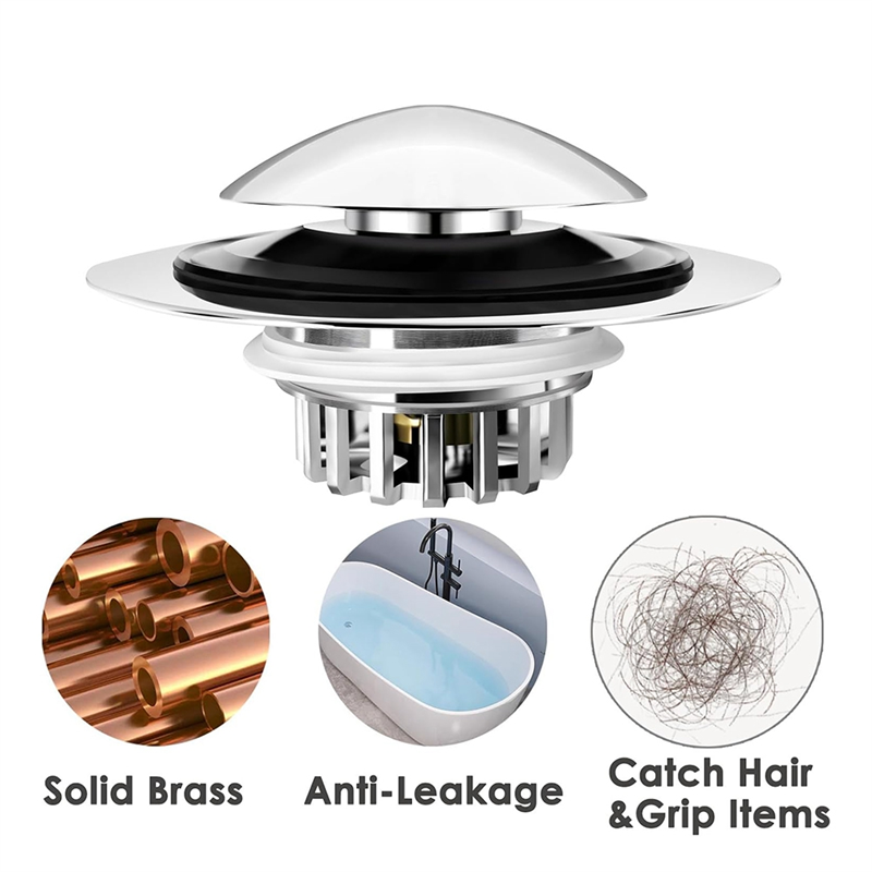 ABSE-Bathtub Drain Stopper, -U - Drain Pipe Clip recension och pris