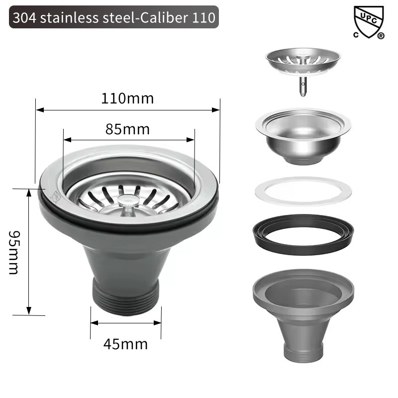 Sink Filter American Cup Kitch - Overflow Pipe Clip recension och pris