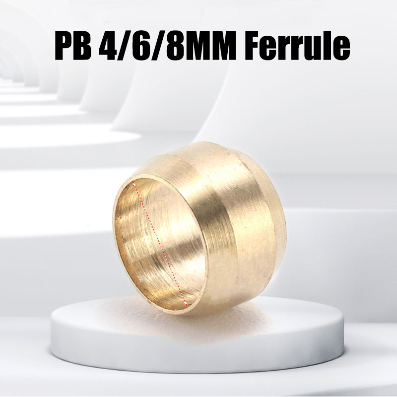 100PCS Brass Ferrule Sleeve Fe - Compression Fitting Brass recension och pris