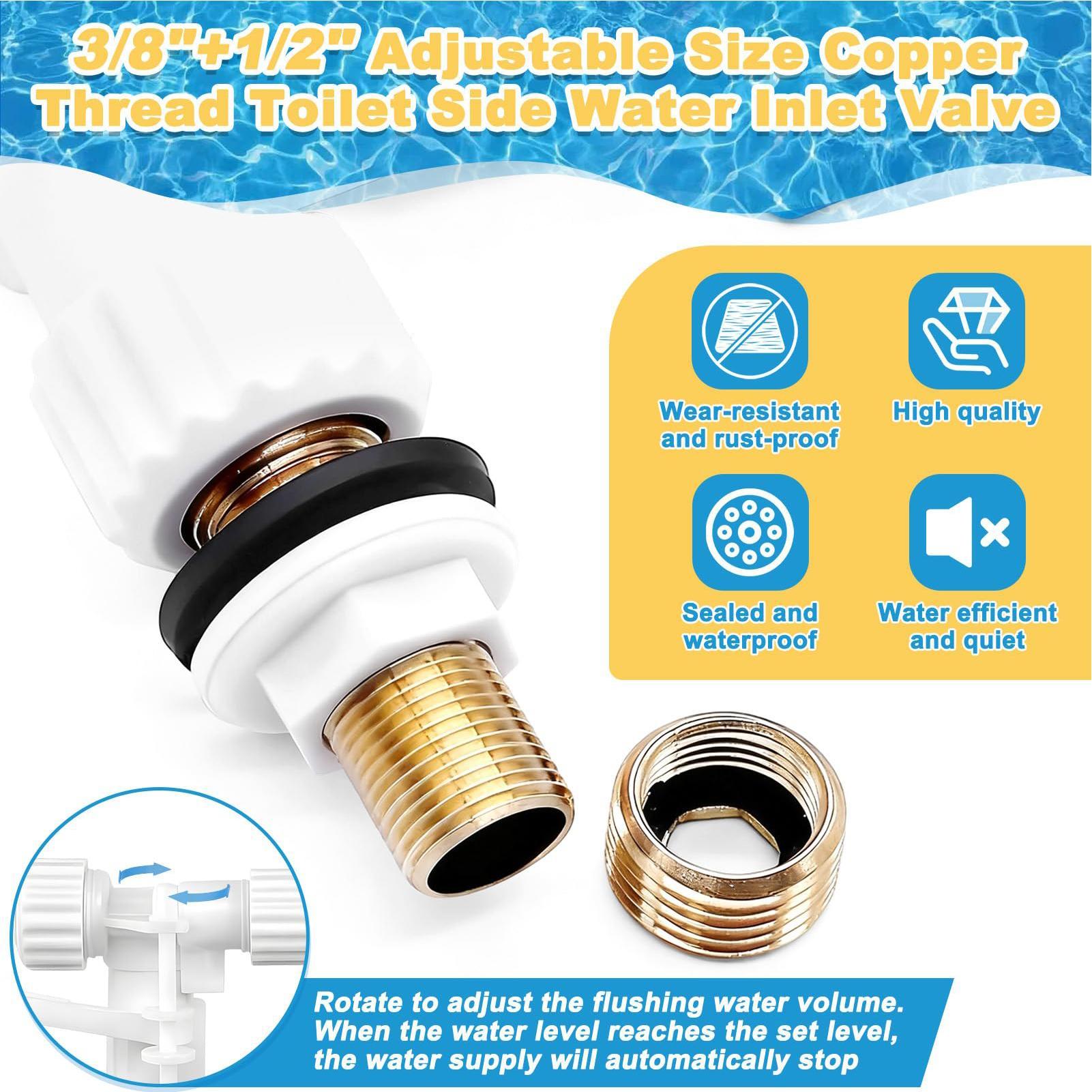 Toilet Fill Valve Brass Connec - Toilet Fill Valve recension och pris