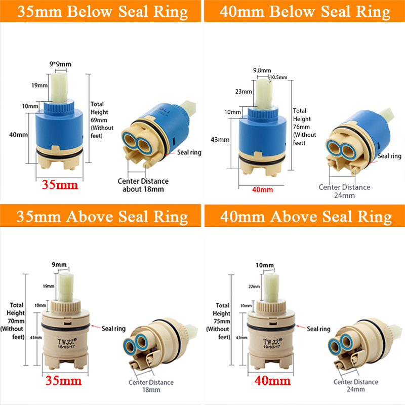 Tap Mixing High spool Valve 35 - Basin Mixer Cartridge recension och pris