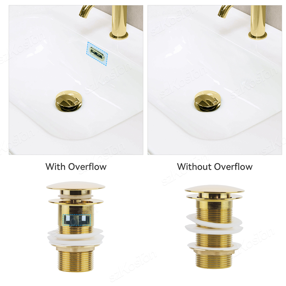 Bathroom Sink Stopper Washbasi - Overflow Pipe Clip recension och pris