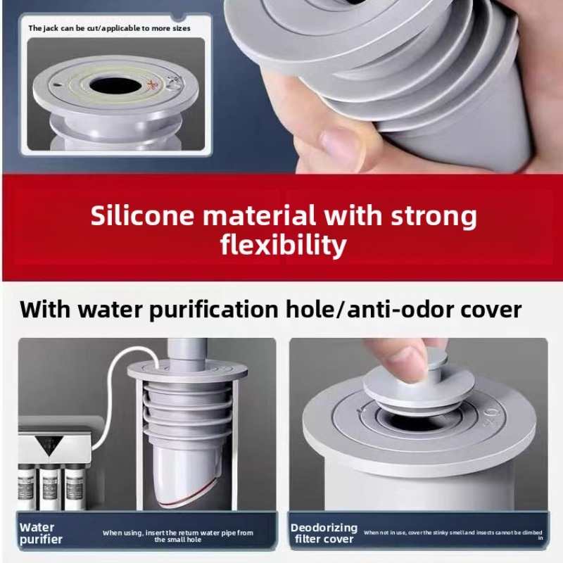 Sink Plug Sewer Pipe Sealing R - Drain Pipe Clip recension och pris