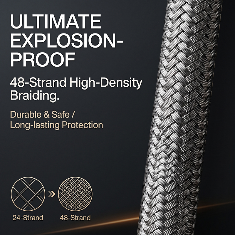 20mm Stainless Steel Braided F - Flexible Hose Braided recension och pris