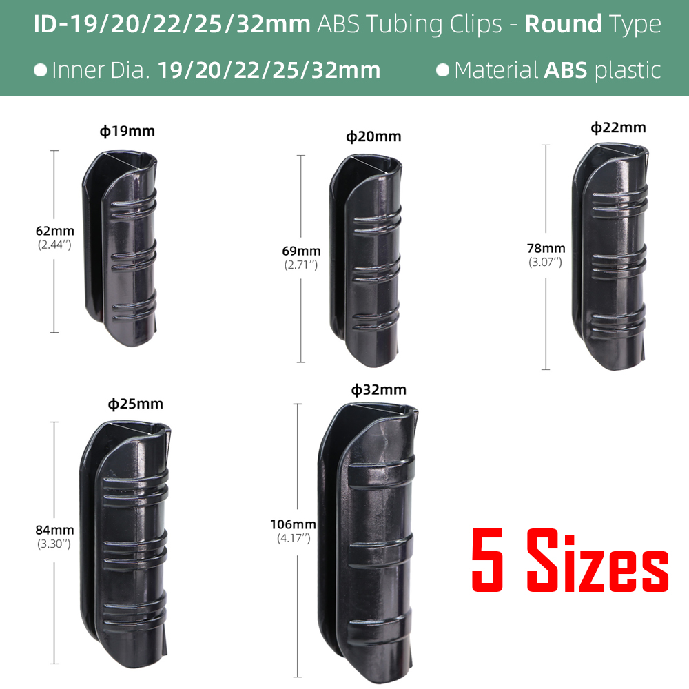 30PCS 19/20/22/25/32MM Garden  - Plastic Pipe Clip recension och pris